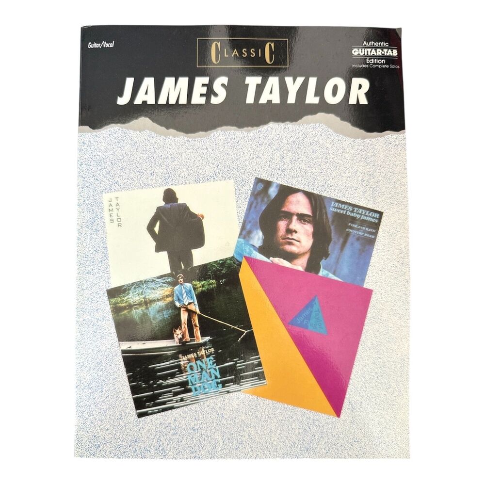 JAMES TAYLOR Music Book For GUITAR Vocal Classic Authentic Guitar Tab Edition